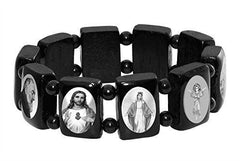 Catholic bracelet with shop saints