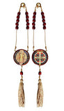 Saint Benedict Medal Car Mirror Decade Rosary/Home Protection Décor