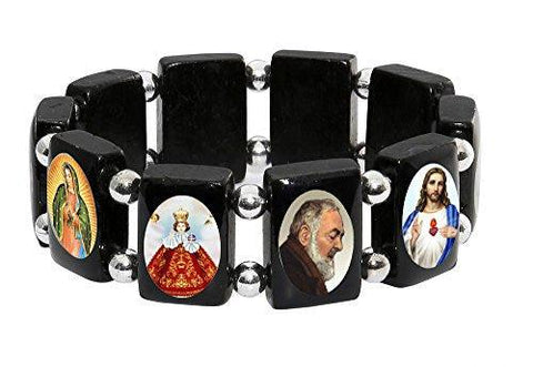Amazon.com: HanlinCC 3 PCS Saint Benedict Cord Bracelets for Women Men Evil  Protection Medal Rosary Bracelet Set Catholic Gifts Religious Jewelry  (St.Benedict 3pcs- Black,Gray,Blue): Clothing, Shoes & Jewelry