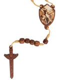 Saint Michael Wood Medal with Sword Chaplet